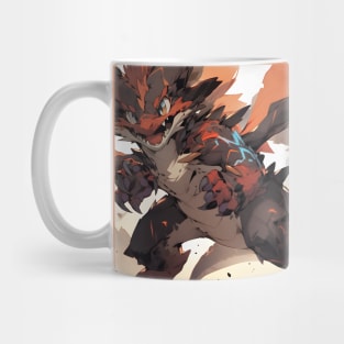 Dragon beast battle Mug